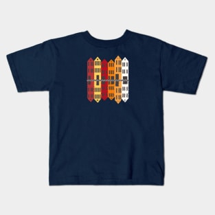 Wooden houses in Bergen Norway tshirt Kids T-Shirt